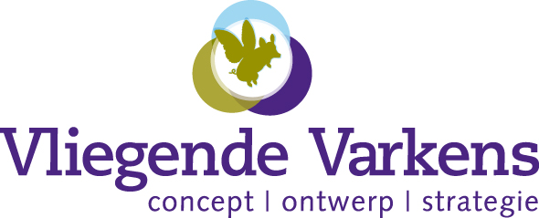 Logo Vliegende Varkens concept | ontwerp | strategie