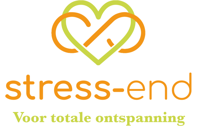 Logo Stress-end, voor totale ontspanning Franais Facile