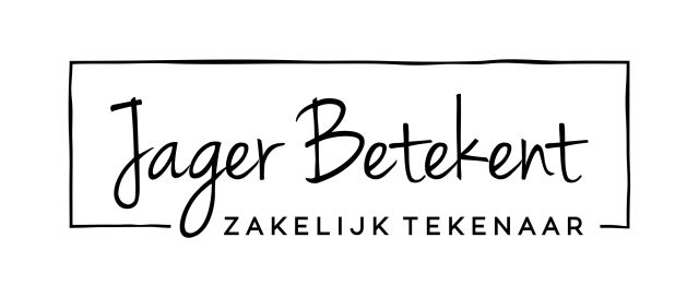 Logo Jager Betekent Ik teken wat jij bedoelt.